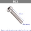 TERF® M4 X 10mm Pan Head Security Torx Machine Screws