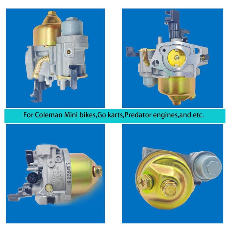 QYMOTO CT200U Carburetor for Coleman Mini Bike Carb Huayi P19