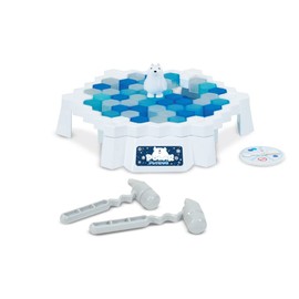 Merchant Ambassador Polar Bear Plunge - Knock Game for Children - Skill Game with Polar Bear, Ice Blocks & Spinner - Exciting Fun for the Whole Family - Toy for Children from 4 Years