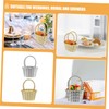 KOMBIUDA 24pcs Party Candy Baskets Elegant Storage Baskets for Weddings