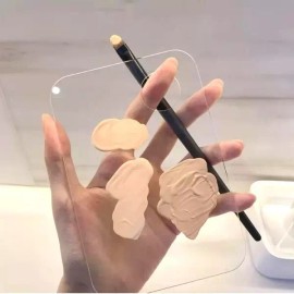 GlobalOn 메이크업 믹싱 아크릴 투명 팔레트 사각 메이크업도구 메이크업파레트 Makeup Mixing Acrylic Transparent Palette Square Makeup Tool Makeup Palette