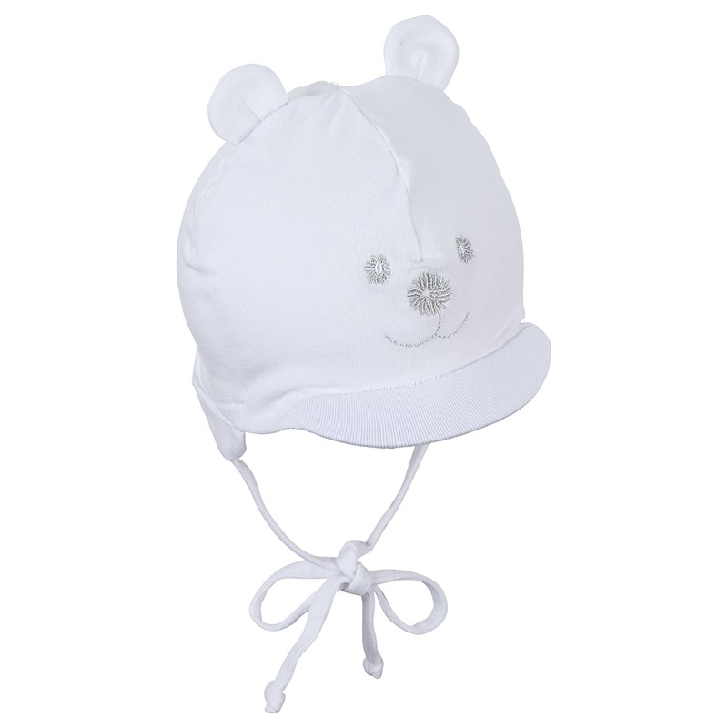 Sterntaler Unisex Baby Peaked Cap. - Cap White (White 500)