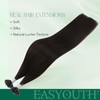 Easyouth U Tip Hair Extensions Brown Keratin Tip Hair Extensions