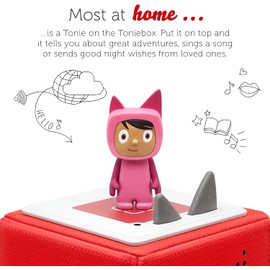 tonies Audio Character for Toniebox, Creative Pink, Figurine with Space for Up to 90 Minutes of Content for Children, for Use with Toniebox Music Player (Sold Separately)