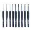 YUYUDEHM 9PCS Navy Crochet Hooks Ergonomic Soft Grip Crochet Hook