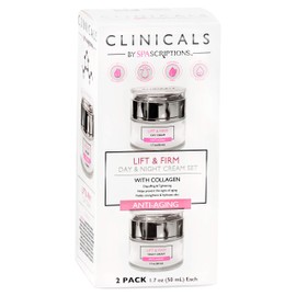 SpaScriptions Clinicals- Lift & Firm Day & Night Cream Set with Collagen - 2 Pack (1.7oz)