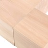 HOIGON 4 PCS 2.75 x 2.75 x 2.75 Inch Wooden