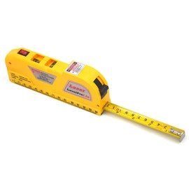 Retoo Laser Level with 250cm Ruler and Vertical Laser, Steel Spirit Level 16cm Small, Laser Spirit Level, Laser Spirit Level, Vertical Spirit Level, Laser Spirit Level, String Spirit Level, Yellow