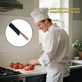 Professional 8-Inch Knife Sheath, Black ABS Plastic with Felt Lining, Waterproof Blade Guard Cover for 7-8 Inch Chef Knives, Kitchen Storage, Travel Protection