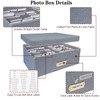 Sprsthai Linen Photo Storage Box – Holds 1700 Photos, 24