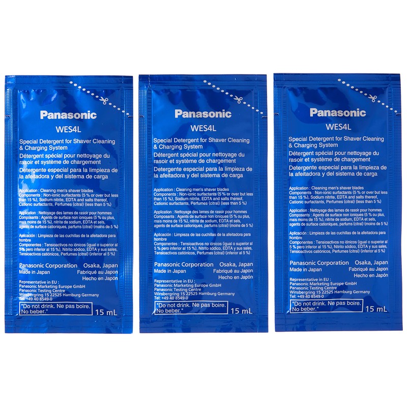 Panasonic Cleaning Solution Refill for Men’s Shaver Automatic Clean and
