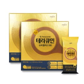 Handok Terracumin Super Plus 100 60 sachets / 테라큐민 슈퍼플러스 100 60포X2 수용성 커큐민 100mg