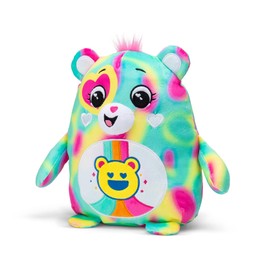 Care Bears Squishy 10" Plush Good Vibes Bear - Soft Huggable Squishy Material! – Good for Girls and Boys, Employees, Collectors, Ages 4+