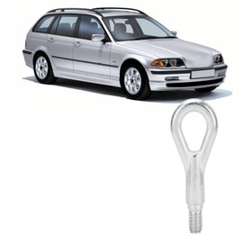 72151965186 Trailer Hitch Tow Hook Ring, KIMISS Trailer Tow Hook Ring Trailer Ring Eye Towing Tow Hook Replacement for 3 E36 E46 5 E39 7 E38 8 E31 Z3 E36