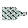 Ambesonne Cats Cutting Board, Funny House Kitty Playing Around Meow