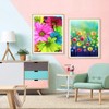 HSENJT DIY 5D Diamond Art Painting Kits Dandelion,Flowers Diamonds Paint