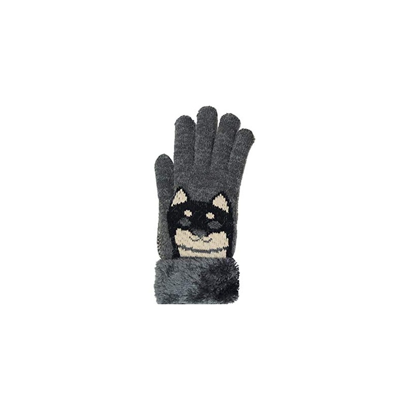 Twin Gloves 515035 Women's Shiba Inu Inner Boa (Double Layer),