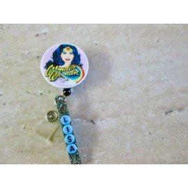 ID BADGE RETRACTABLE REEL SUPER HERO, MEDICAL,NURSE,