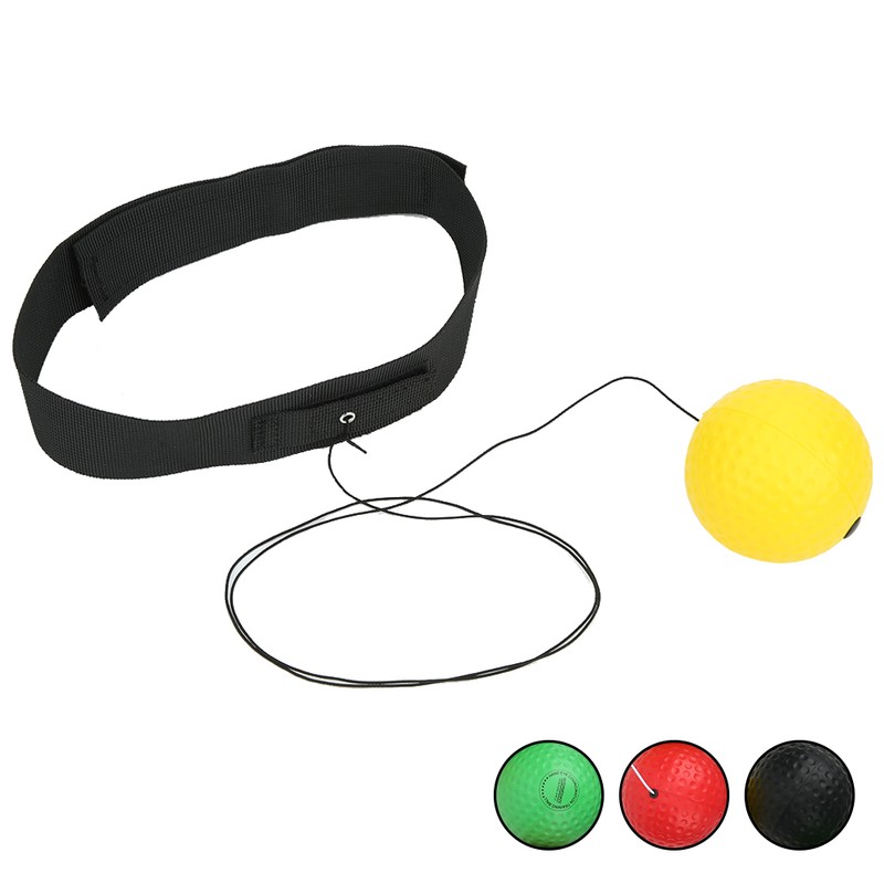 4 Balls Boxing Training Ball HeadMounted Adjustable Pu Foam Sports