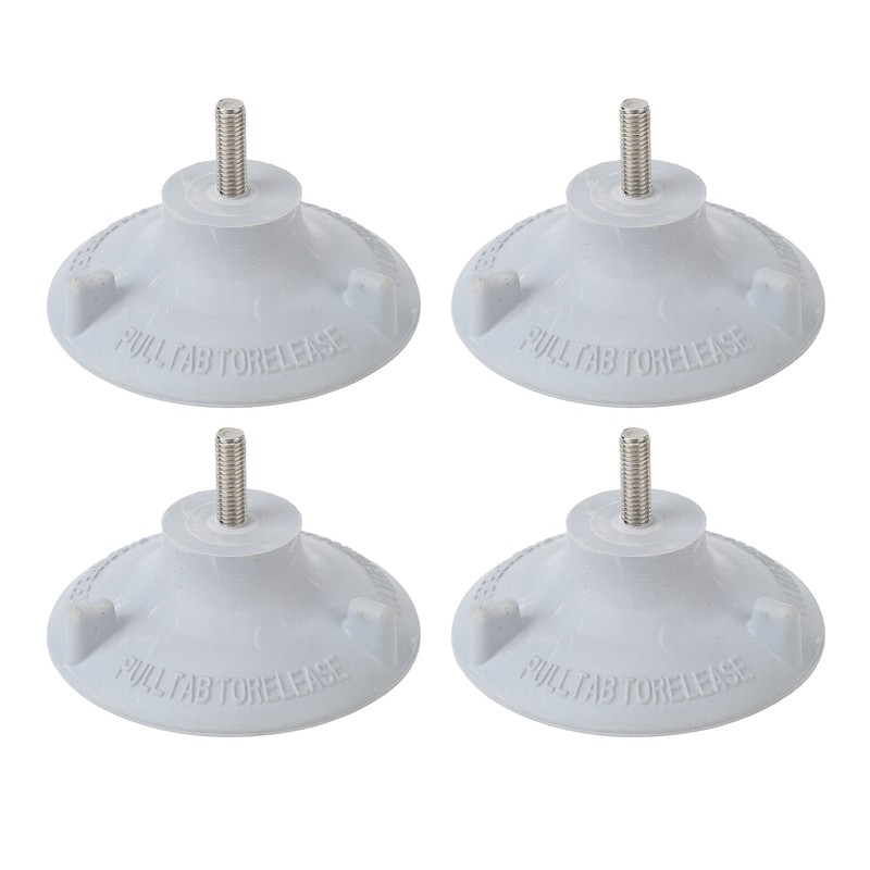 4pcs Elder Shower Chair Replacement Feet Large Suction Cups Rubber