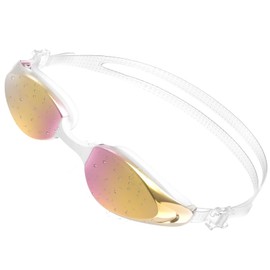 RISEOFLE Swimming Goggles for Men/Women, Adult Swimming Goggles UV Protection, Anti-Fog, Adjustable Strap, Comfort Polarised Swimming Goggles (Yellow)