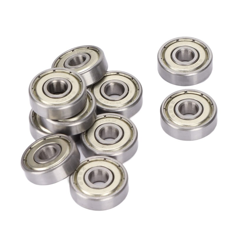 10Pcs 626Z Ball Bearing, 6x19x6mm Stainless Steel Double Shielded Deep