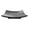 Pack Of 5 Charcoal Grey Hakumu Collection Square Appetizer Dessert