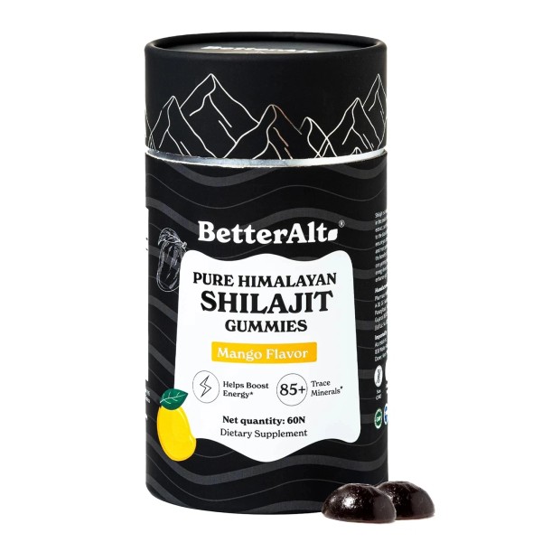 Better Alt Pure Himalayan Shilajit Gummies with Shilajit |High Potency