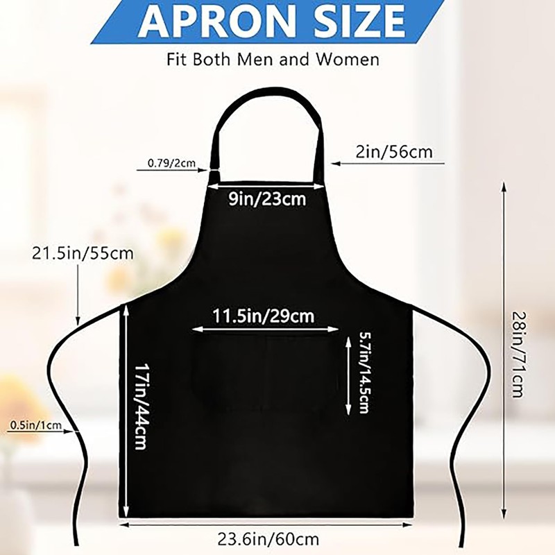 Incisite 12Pack Bib Apron,Aprons Bulk with 2 Pockets,Unisex Apron Bulk