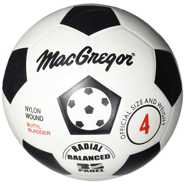 Macgregor Rubber Soccer Ball (Size 4)