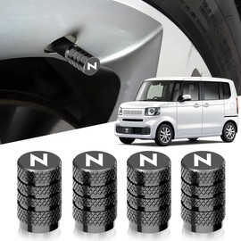 LUTU Valve Cap N-Box All Series N Series JF1 JF2 JF3 JF4 JF5 JF6 Aluminum Material Tire Valves Rust Proof Corrosion Proof Exterior Accessories Car Parts Sleek Style Stylish Airtight Fit Long Term