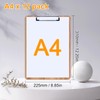 GUOKOFF A4 Wooden Clipboard, Pack of 12, A4 Clipboard, Writing