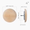 HVAC OV Ø4 Inch Round Sauna Air Diffuser - Adjustable