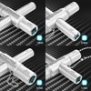 DURATECH 4 Way Sillcock Key Set, 1/4", 9/32", 5/16", 11/32",