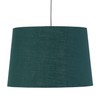 Dark Green Fabric with Gold Inner Easy Fit Light Shade/Lampshade