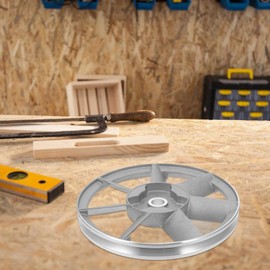 Angoily Compressor Motor Pulley Aluminum Compressor Belt Pulley Compressor Belt Pulley Aluminum Cylinder Air Compressor Motor Pulley Flywheel Belt Drive Wheel