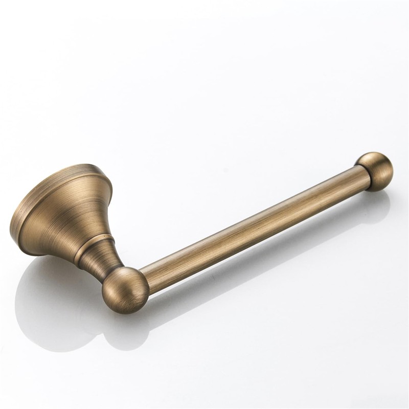 Flybath Toilet Paper Holder Without Cover Antique Brass Bathroom Tissue