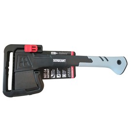 SERGEANT Camping Hatchet SGT-14 Inch, Camp Axe Survival Hatchet Tactical Outdoor Camping Axe w High Carbon Steel Blade, Lightweight Fiberglass Handle and Compact Portable Design + Protective Case.