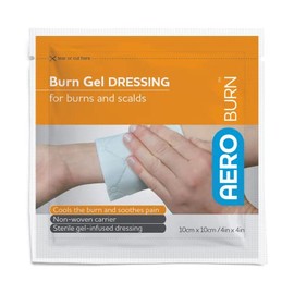 AeroBurn Burn Gel-Infused Dressing, 10cm x 10cm