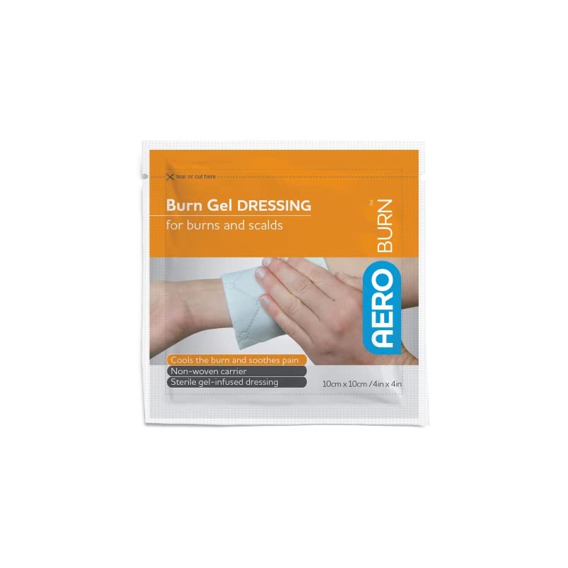 AeroBurn Burn Gel-Infused Dressing, 10cm x 10cm