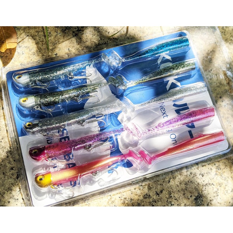 KOKO Lures Chivas Lure, Jig Head, Worm, Flounder, 0.9 oz