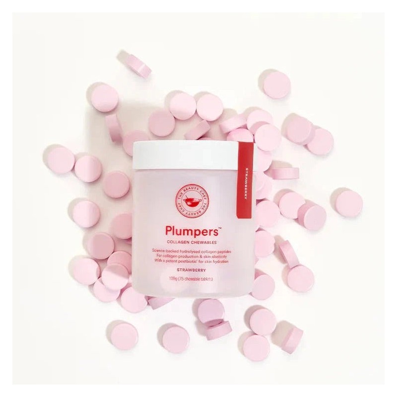 The Beauty Chef PLUMPERS Collagen Chewables Strawberry 90g