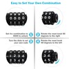 Lumintrail Combination Bike Lock Cable - 6ft Bike Locks Heavy