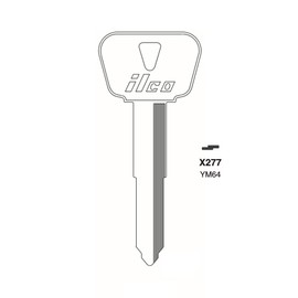 ILCO Uncut Key Blank Compatible with Yamaha Motorcycle - YM64 - YAMA-26 (10 Pack)