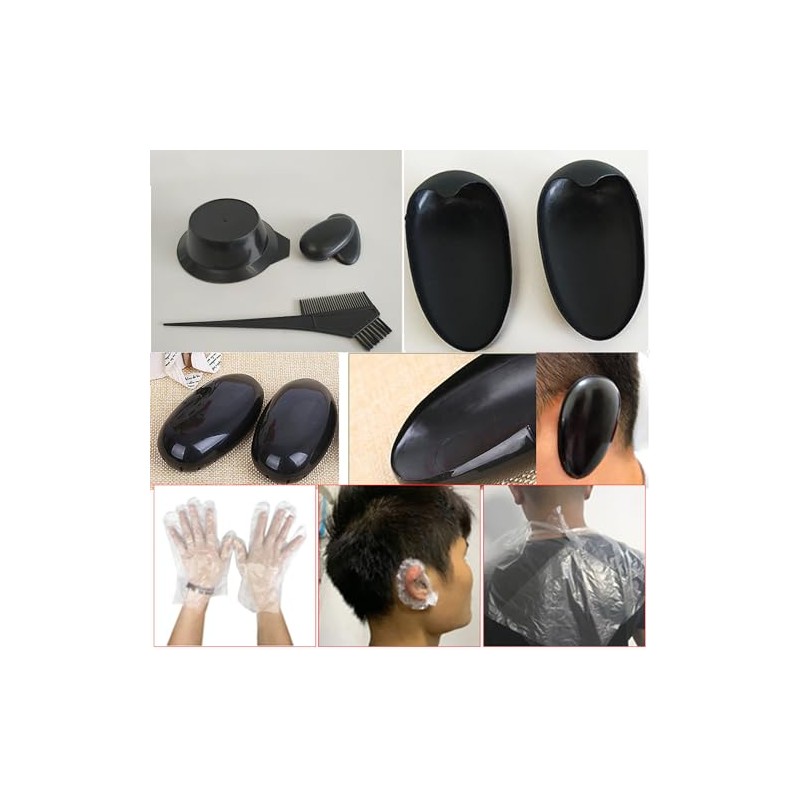 12 Kit De Coloración De Tinte para El Cabello Tazón