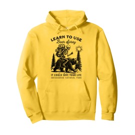 Shenandoah National Park Bear Spray Funny Hiking Camping Pullover Hoodie
