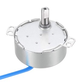 uxcell Synchronous Motor AC 100-127V 4-5RMP 50-60Hz 4W Double Flat Shaft CW/CCW