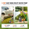 Unbranded Cast Iron Utility Water Transfer Pump Portable Utility Pump