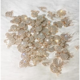 sailorsunny 16-Pcs Crystal Jewelry Making Charms Silver Pendant Charm For Women Making Jewelry Crafts Rhinestone Charms (Mouse)