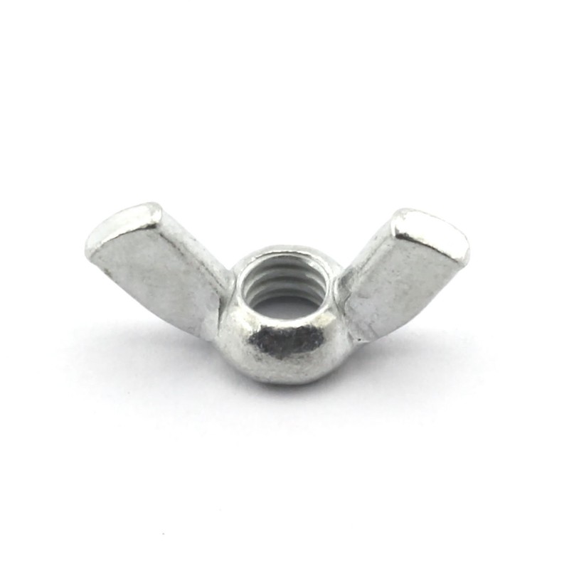 20 Pack 1/4" Wing Nuts Zinc Plated Fasteners Parts 1/4-20